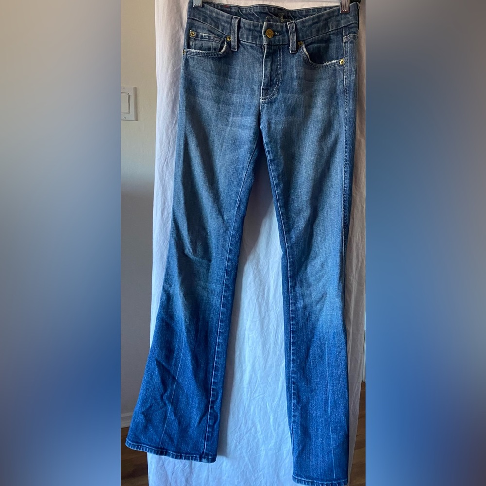 7 For all mankind boot cut jeans size 24